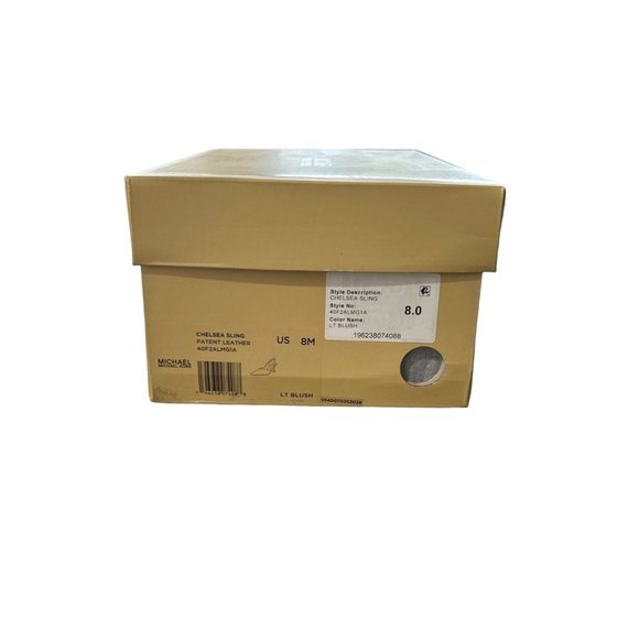 Michael Kors Women's Chelsea Pointed-Toe Slip-On Slingback Pumps Blush Size 8 - Picture 7 of 9